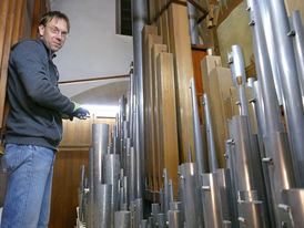 Sanierung der "Lötzerich" Orgel in St. Crescentius (Foto: Karl-Franz Thiede)